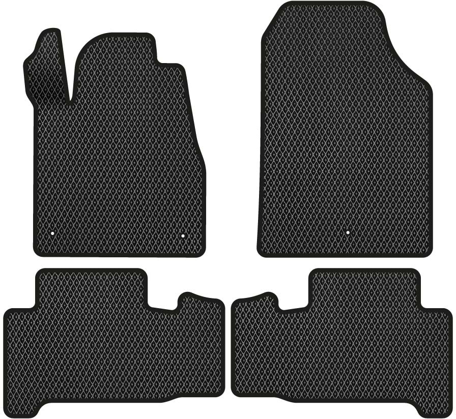 EVA коврики в салон авто EVAtech для MDX (YD2) Acura 2006-2013 2 поколение SUV USA (AA3391PVC4LA3RBB)