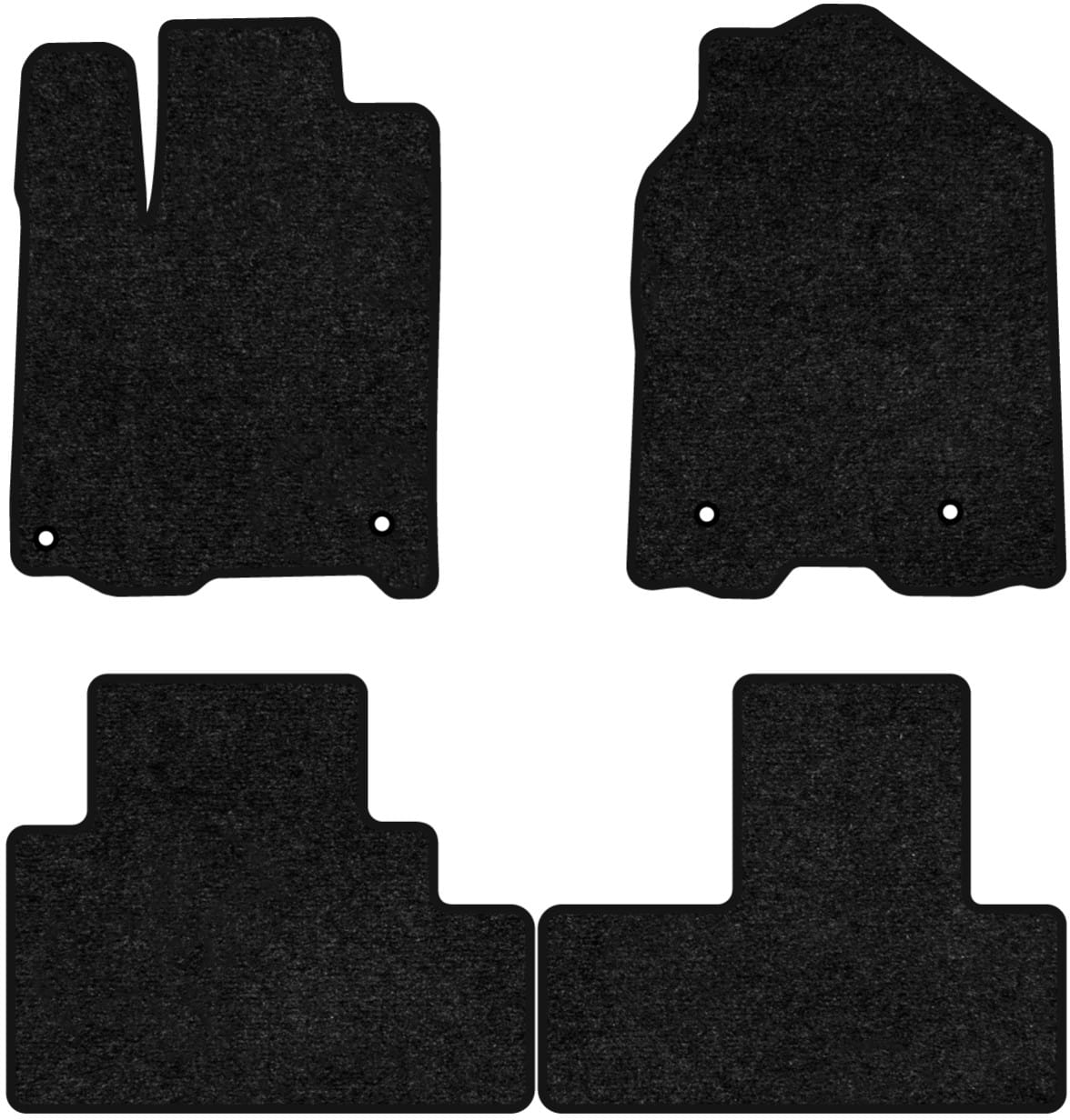 Килимки ворсові в салон авто EVAtech Standard для Acura RDX (TB3) Electric seats 2012-2018 2 покоління SUV USA чорний кант AA43770PVC4TL4VEB