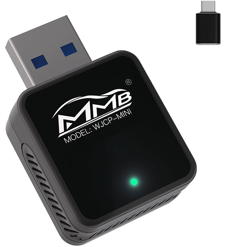 Беспроводной адаптер автомобильный PowerPlant CarPlay для iPhone (BS330485)