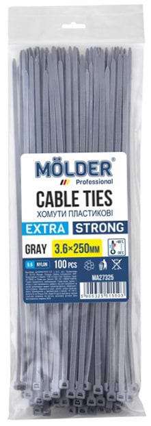 Набор хомутов Molder 3,6x250 (MA27325)