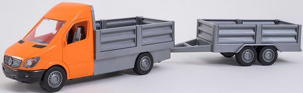 Фото - Автотранспорт Tigres ''Mercedes-Benz Sprinter'' бортовой с прицепом Оранжевый (39667)