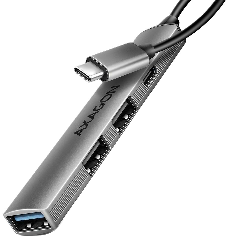 Хаб USB AXAGON USB3.2 4PORT 0.12m (HUE-STC)