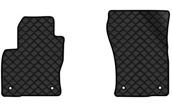 Коврики из экокожи в салон авто передние EVAtech для Kodiaq Restyling 5 seats Skoda 2021-2024 1 поколение SUV EU (SK43100AB2AV4BBLB)