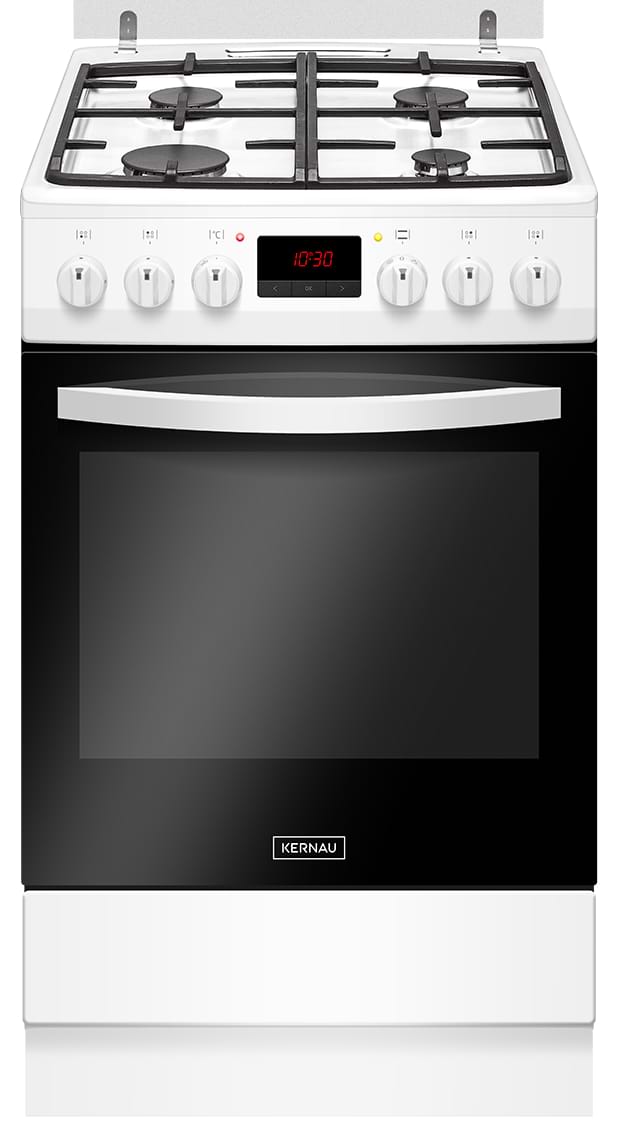 Плита газовая Kernau KFC 5010 GE CI W - Фото 1
