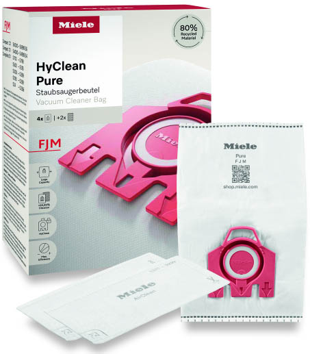 Набор мешков + фильтр для пылесоса Miele HyClean Pure FJM 3.5 л 4 шт. (41996721INT)