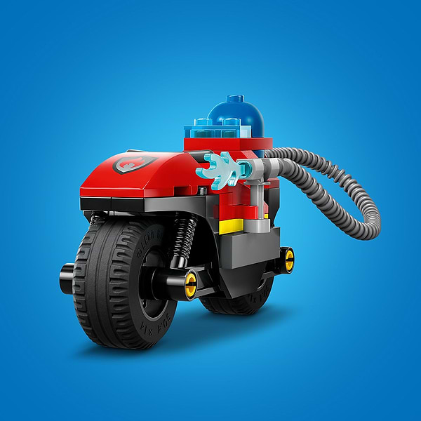 Фото - Уценка - Конструктор LEGO City Пожарный спасательный мотоцикл (60410)