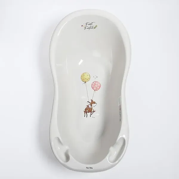 Фото - Дитяча ванночка Tega Baby Лісова казка 102 см Світло-кремова (FF-005-111)