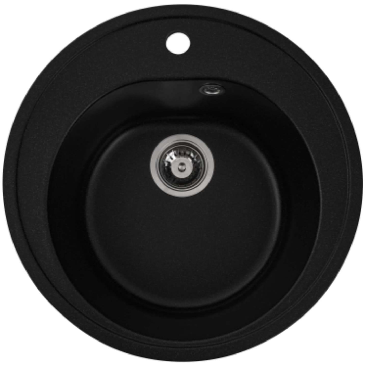 Мойка кухонная VALESO 510 LUNA матовая Черный металлик