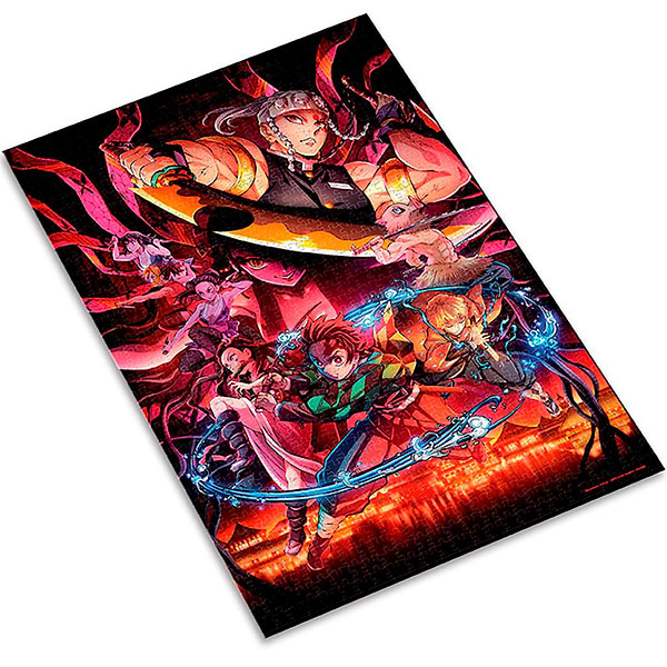 Фото - Пазлы (8+) ABYstyle DEMON SLAYER: KIMETSU NO YAIBA Key Art 1000 эл. (ABYJDP014)