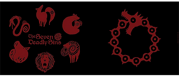 Фото - Чашка ABYstyle SEVEN DEADLY SINS Symbols 460 мл (ABYMUG553)