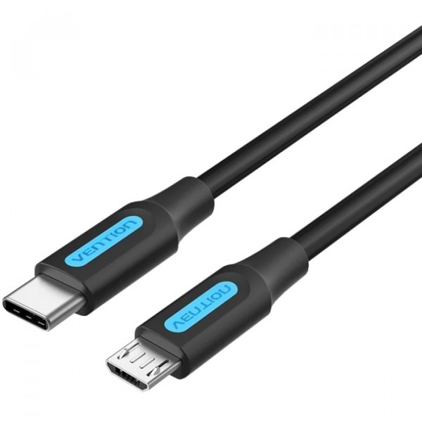 Кабель синхронізації даних Vention USB 2.0 Type-C M - Micro USB M 1.5m (COVBG)