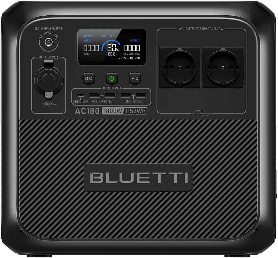 Зарядна станція універсальна Bluetti AC180 Portable Power Station 1800W 1152Wh - Фото 1