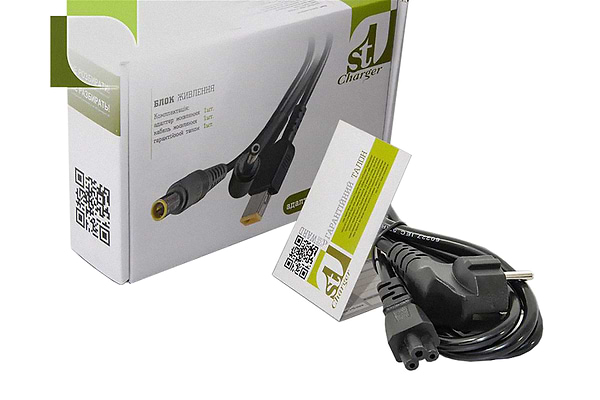 Фото - Зарядное устройство для ноутбука 1stCharger Asus 33W 9.5V 3.5A 4.8x1.7 силовой кабель (AC1STAS33WD1)