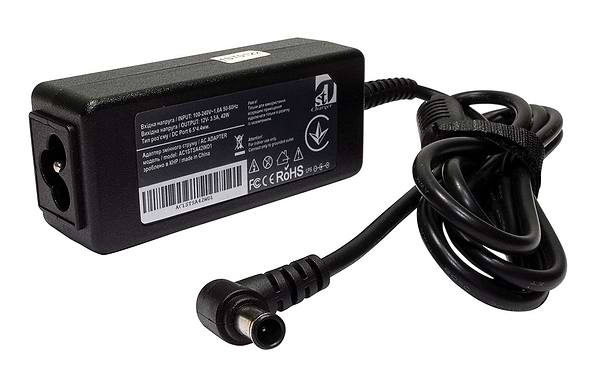 Фото - Зарядний пристрій для ноутбука 1stCharger Samsung 42W 12V 3.5A 6.5x4.4 силовий кабель (AC1STSA42WD1)