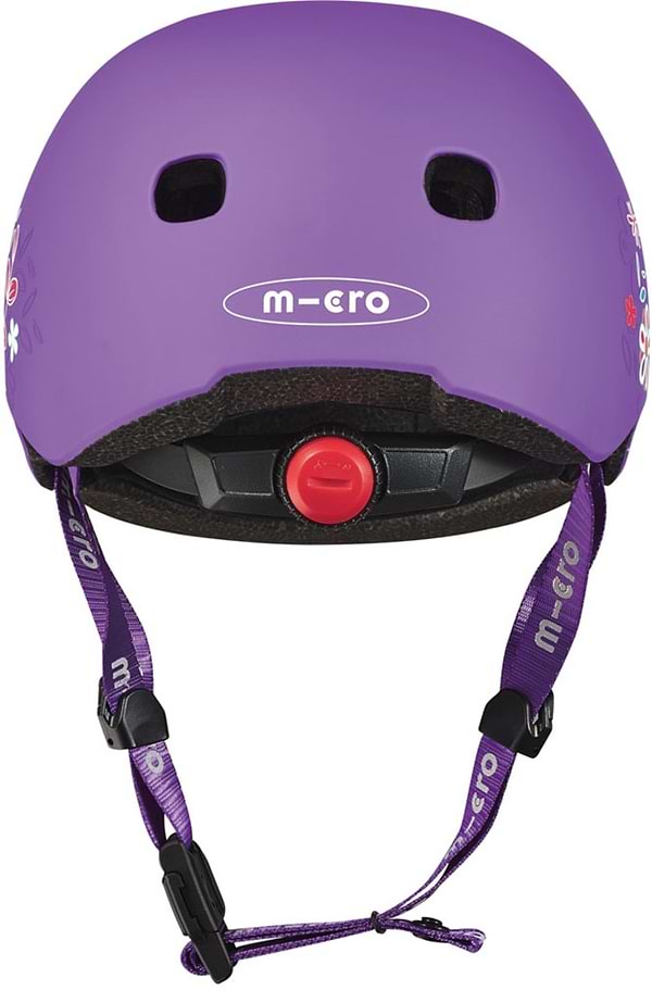 Фото - Шолом Micro ФІОЛЕТОВИЙ З КВІТАМИ (48–53 см, S) (AC2137BX)