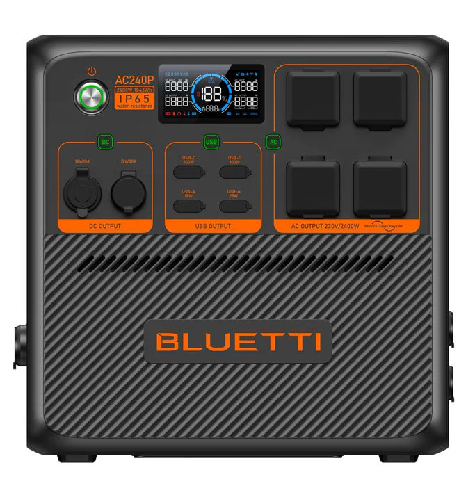 Зарядна станція універсальна Bluetti AC240P 2400W (IP65 Water-Resistance) - Фото 1