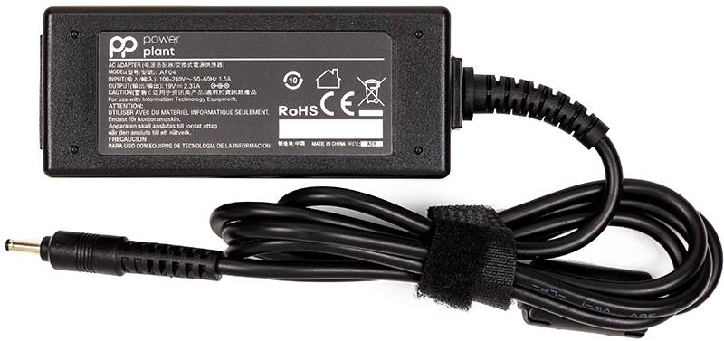 Зарядний пристрій для ноутбука PowerPlant ACER 220V, 19V 45W 2.37A (3.0x1.1) (AC45F3011) - Фото 1