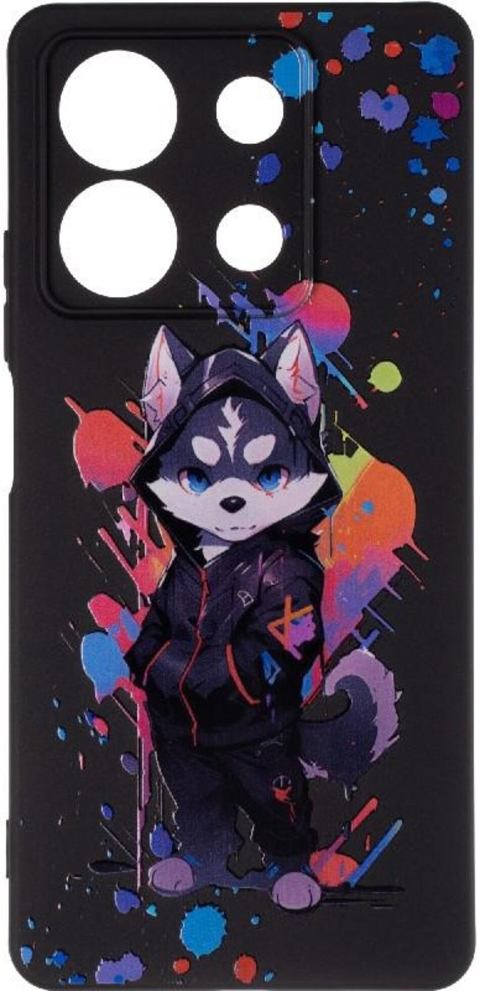 Чехол для смартфона Gelius Print Case UV for Xiaomi Redmi Note 13 5G Street Husky (96937) - Фото 1