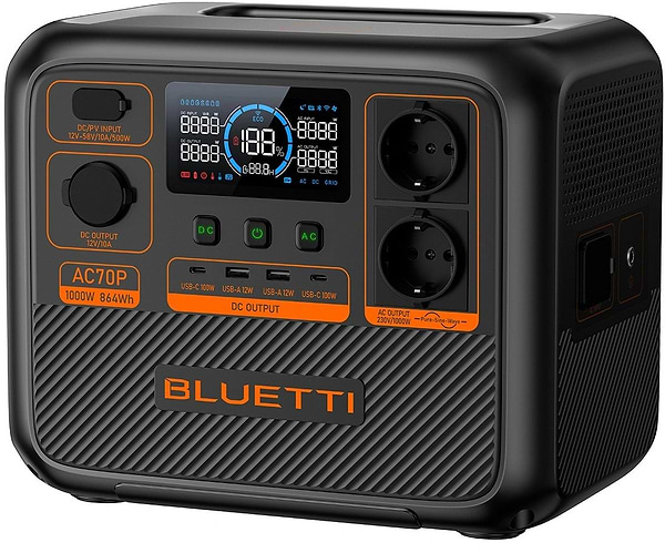 Фото - Зарядна станція універсальна Bluetti AC70P 864Wh 1000W