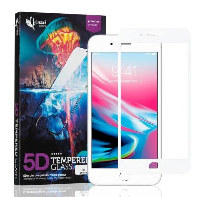 Защитное стекло для смартфона Krazi 5D for iPhone 7 Plus/8 Plus White (71976) - Фото 1