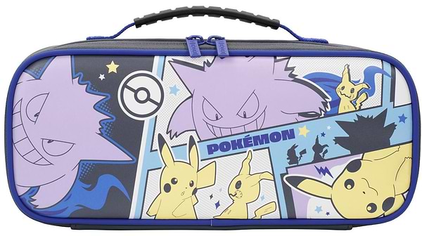 Фото - Чохол для ігрової приставки Hori Cargo Pouch Compact (Pikachu, Gengar, Mimikyu) (ACC-0845)