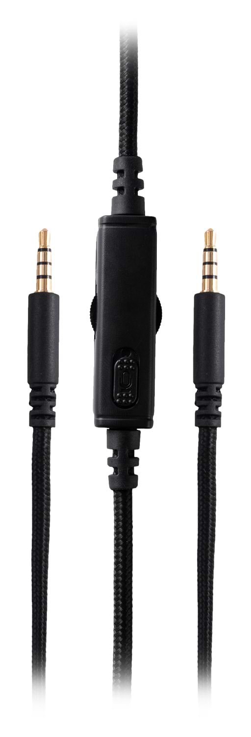 Фото - Кабель 3.5 мм - 3.5 мм Hator для Hypergang c пультом 1.5м Black (ACC-201)