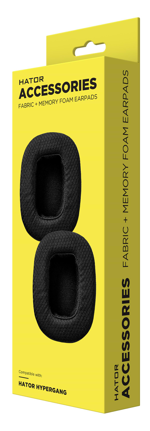 Фото - Амбушюр для наушников Hator Hypergang HTA-805/810/830/840/850 Black 2шт. (ACC-106)
