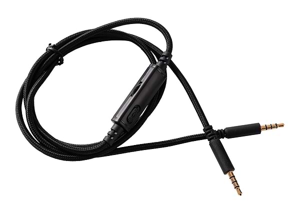 Фото - Кабель 3.5 мм - 3.5 мм Hator для Hypergang c пультом 1.5м Black (ACC-201)