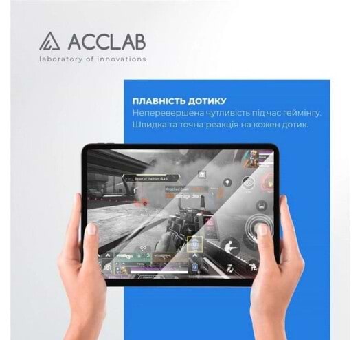 Фото - Захисне скло для планшету ACCLAB Full Glue for Apple iPad 10.2/9th 2021 10.2" (1283126575631)