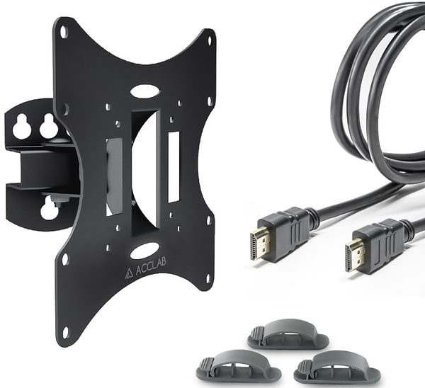 Фото - Крепление для телевизора ACCLAB AL-BT200 26-55+кабель HDMI 1.8м +Органайзер (1283126485732)