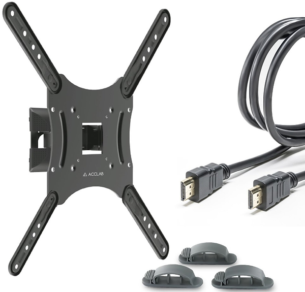 Фото - Крепление для телевизора ACCLAB AL-BT400 26-55+Кабель HDMI 1.8 м + Органайзер (1283126631146)