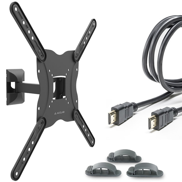 Фото - Крепление для телевизора ACCLAB AL-BT401 26-55+Кабель HDMI 1.8 м + Органайзер (1283126631191)