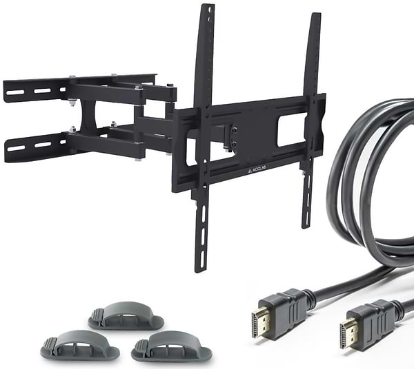 Фото - Кріплення для телевізора ACCLAB AL-FR40/ART 26-65+кабель HDMI 1.8 м +Органайзер (1283126631177)
