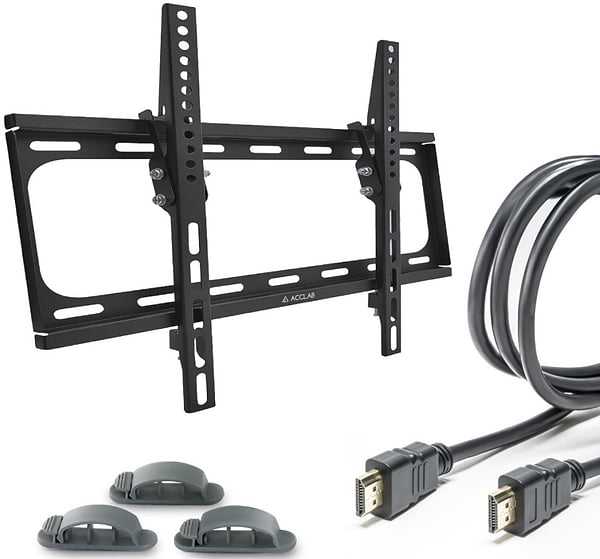 Фото - Кріплення для телевізора ACCLAB AL-FR40/T 26-75+Кабель HDMI 1.8 м + Органайзер (1283126631184)