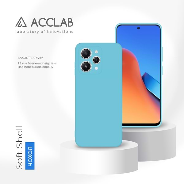 Фото - Чехол для смартфона ACCLAB Silicone Case for Xiaomi Redmi 12 Blue (1283126602337)