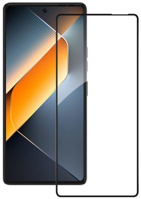 Защитное стекло для смартфона ACCLAB 9H for Tecno Pova 6 / Pova 6 Pro Black (1283126593246)