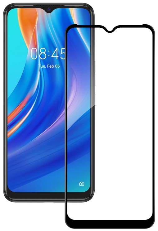 Защитное стекло для смартфона ACCLAB 9H for Tecno Spark 7 Black (1283126529535)