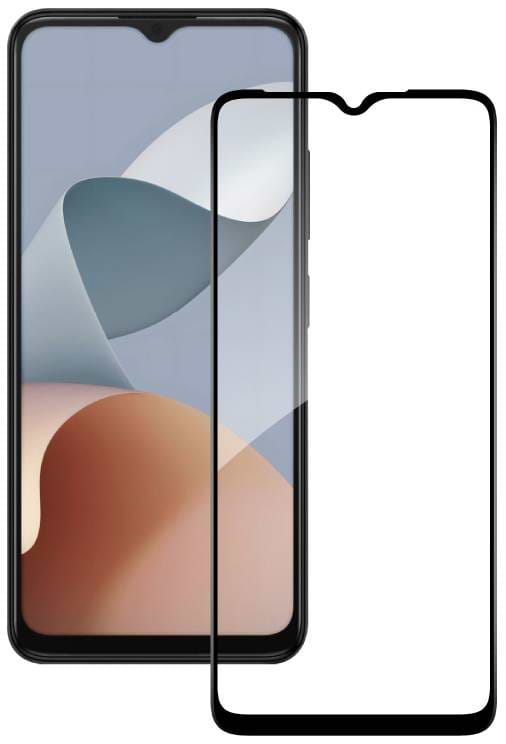 Защитное стекло для смартфона ACCLAB 9H for ZTE Blade A54 / Blade A34 Black (1283126621000)