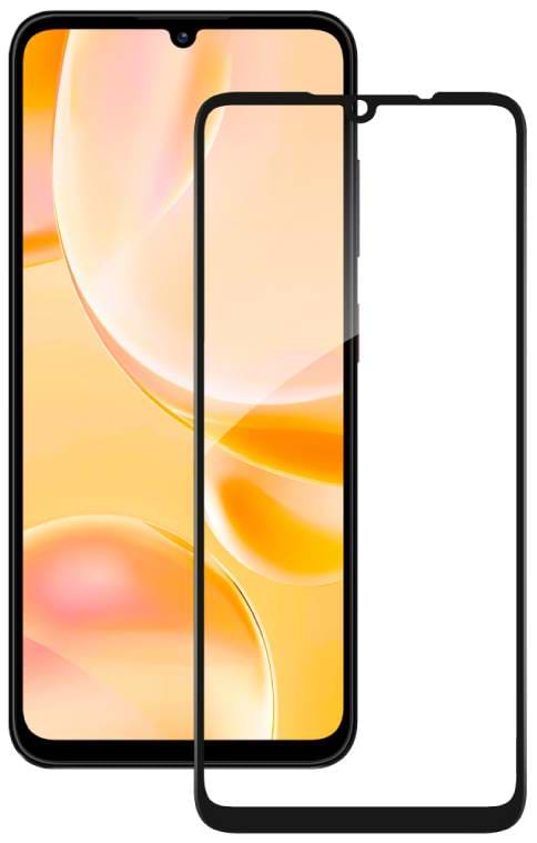 Защитное стекло для смартфона ACCLAB 9H for ZTE Blade A55 / Blade A35 / Blade A36 / Blade A56 Black (1283126598852)