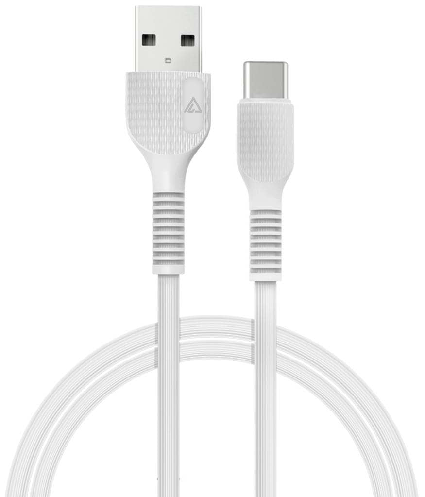 Кабель ACCLAB AL-CBCOLOR-T1WT USB to Type-C 1.2 m white (1283126518287)