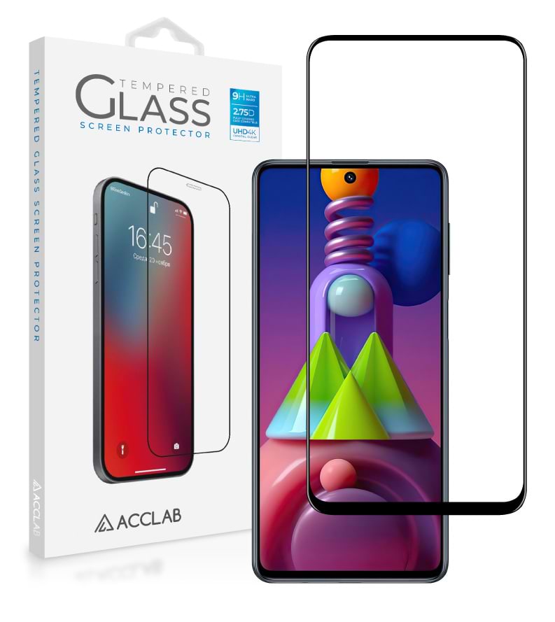 Захисне скло для смартфону ACCLAB Full Glue for Samsung M51 (1283126517693)