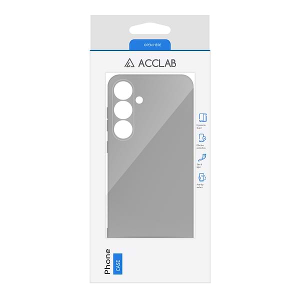 Фото - Чохол для смартфону ACCLAB Silicone Case for Samsung Galaxy S24 Plus Gray (1283126602092)