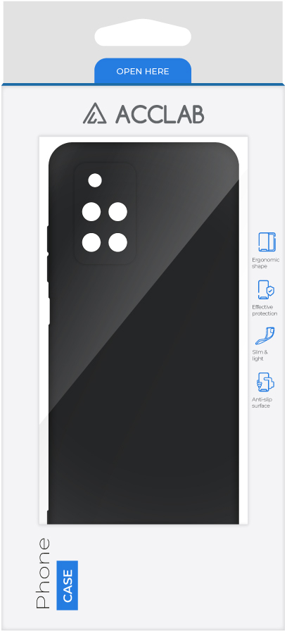 Фото - Чохол для смартфону ACCLAB Silicone Case for Xiaomi Redmi 10 2022 Black (1283126602276)