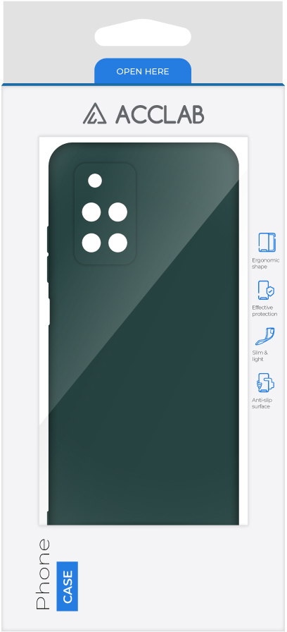 Фото - Чохол для смартфону ACCLAB Silicone Case for Xiaomi Redmi 10 2022 Dark Green (1283126602269)