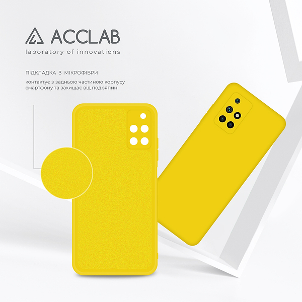 Фото - Чохол для смартфону ACCLAB Silicone Case for Xiaomi Redmi 10 2022 Yellow (1283126602252)