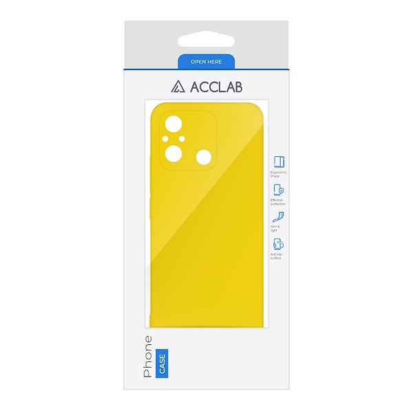 Фото - Чохол для смартфону ACCLAB Silicone Case for Xiaomi Redmi 12C Yellow (1283126602382)