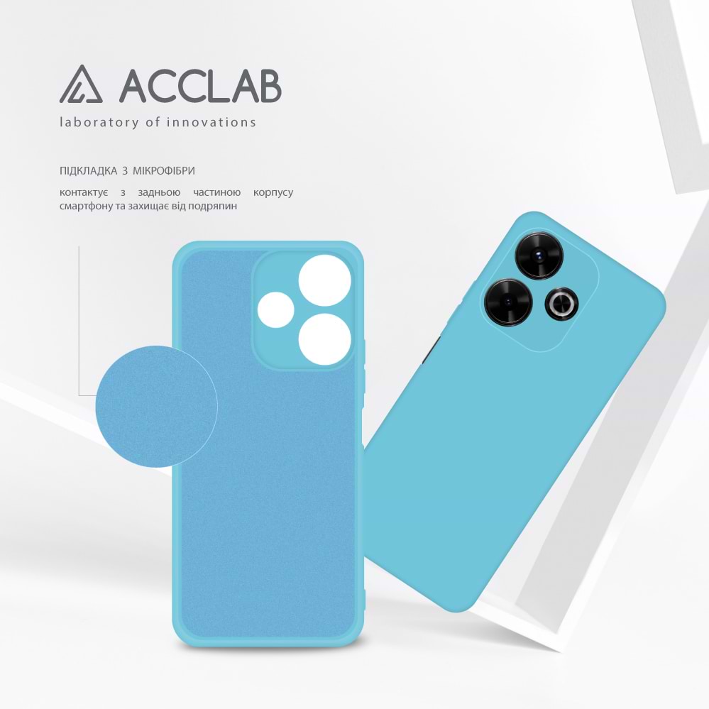 Фото - Чехол для смартфона ACCLAB Silicone Case for Xiaomi Redmi 13 Blue (1283126602412)