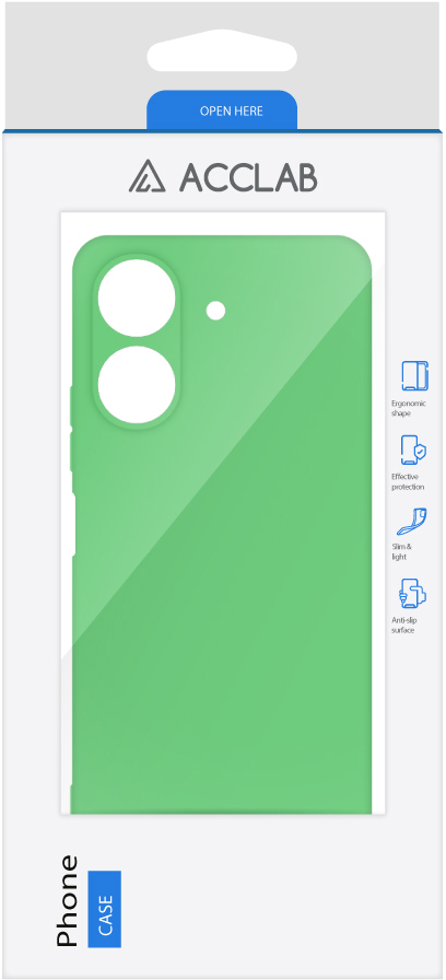 Фото - Чехол для смартфона ACCLAB Silicone Case for Xiaomi Redmi 13C 4G Mint Green (1283126602481)