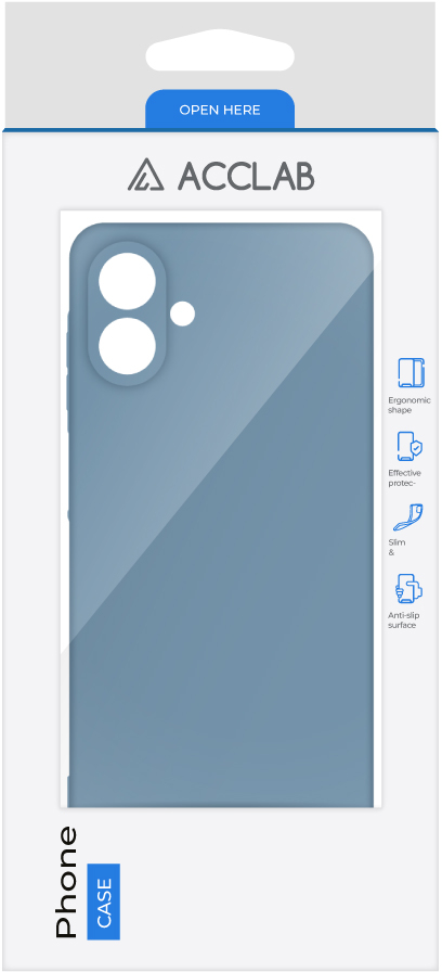 Фото - Чехол для смартфона ACCLAB SoftShell for Samsung Galaxy A07 Blue (1283126626456)
