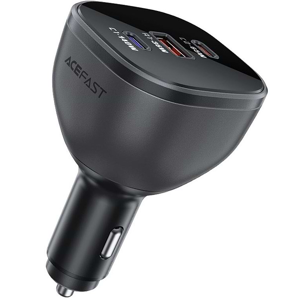 Фото - Автомобільний зарядний пристрій AceFast 3xUSB 165W (2xUSB-C + USB-A) B14 (6974316282938)